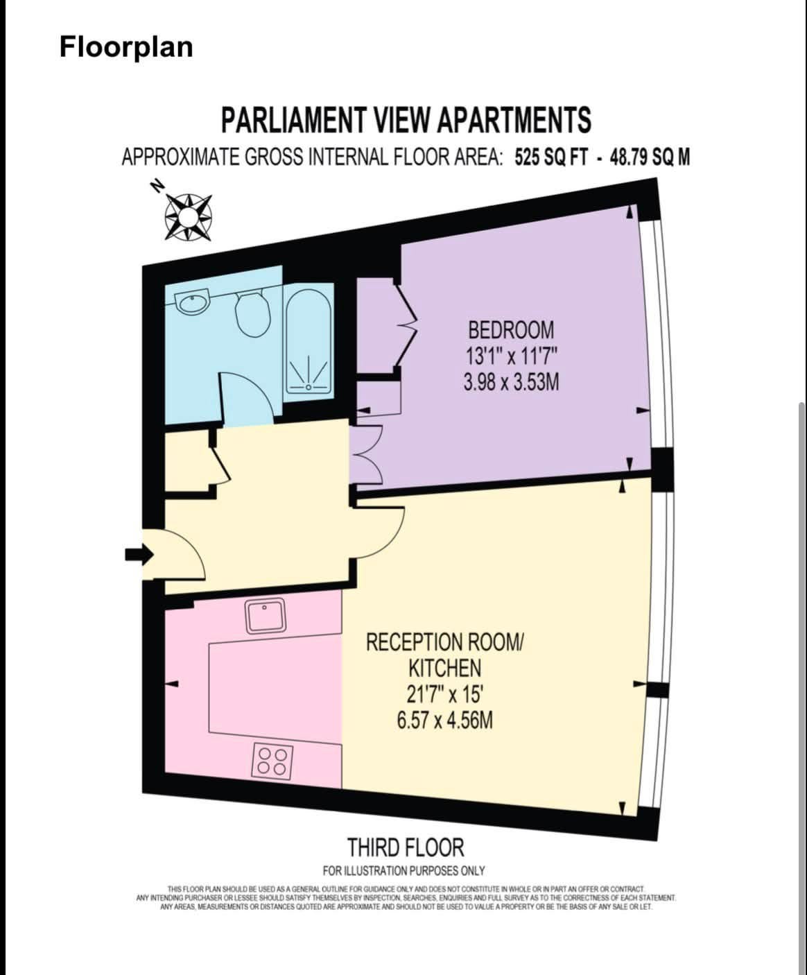 1 Bed Apartment | Parliament View Apartments 2